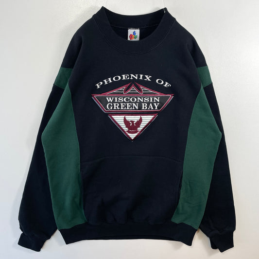 (XL) 90's WISCONSIN GREEN BAY PHOENIX College Sweat-shirt / A0295S