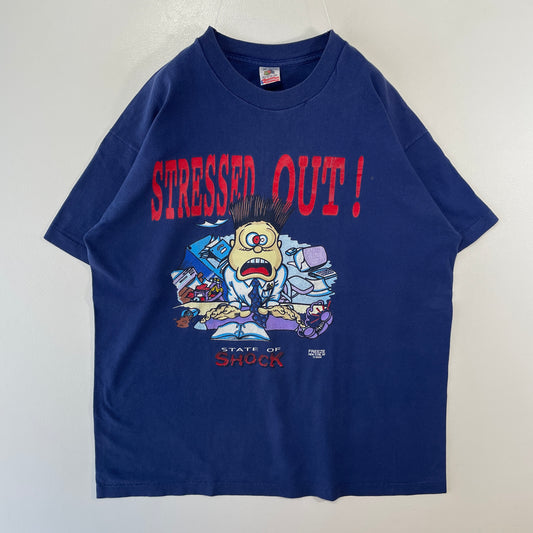 (XL) 1996 "STRESSED OUT!" T-Shirt / A0315T