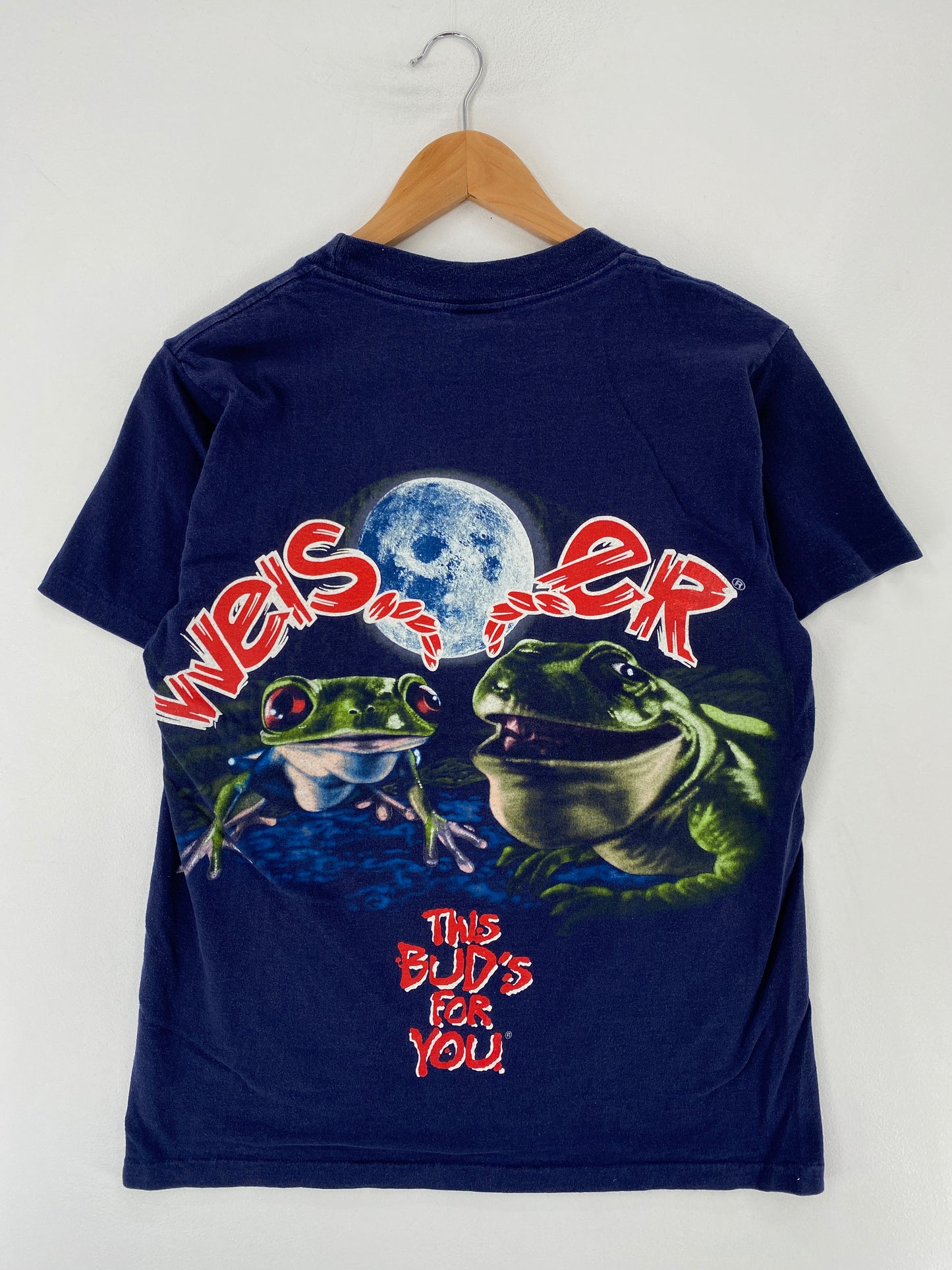 1995 BUDWEISER Made in USA Size M Vintage T-Shirt / E8816T