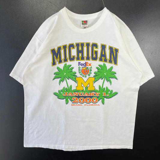 (XL) 2000 MICHIGAN ORANGE BOWL College T-shirt / A0344T