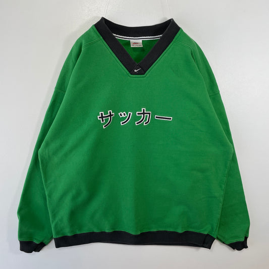 (XL) 90's NIKE SOCCER Sweat-Shirt / A0340S