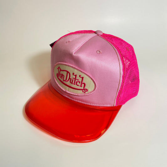 00’s Deadstock Von Dutch Vintage Trucker Hat / A0388