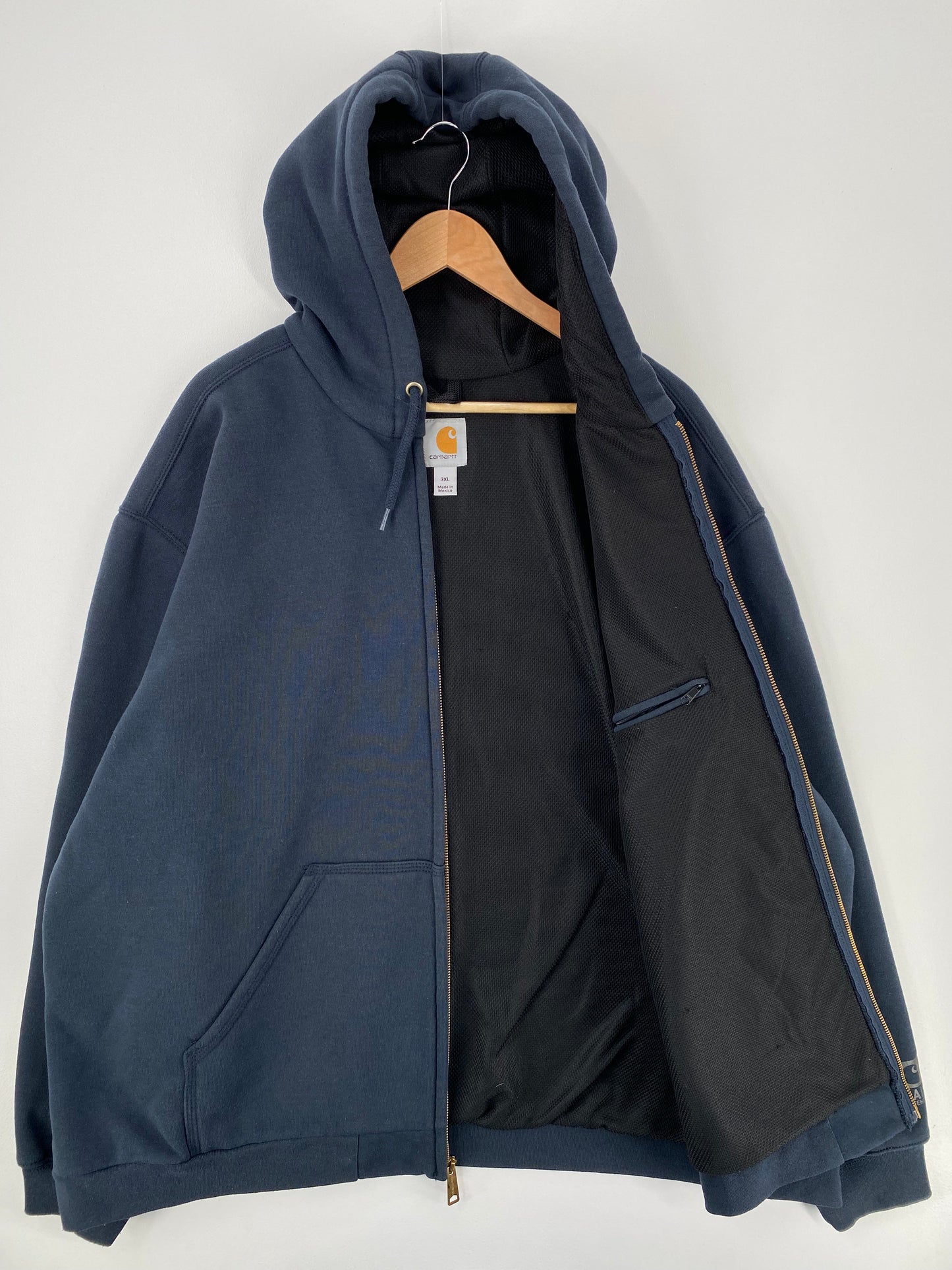 Vintage CARHARTT Size XXXL Double faced Zip-up Hoodie Sweat-Shirt  / F5306S