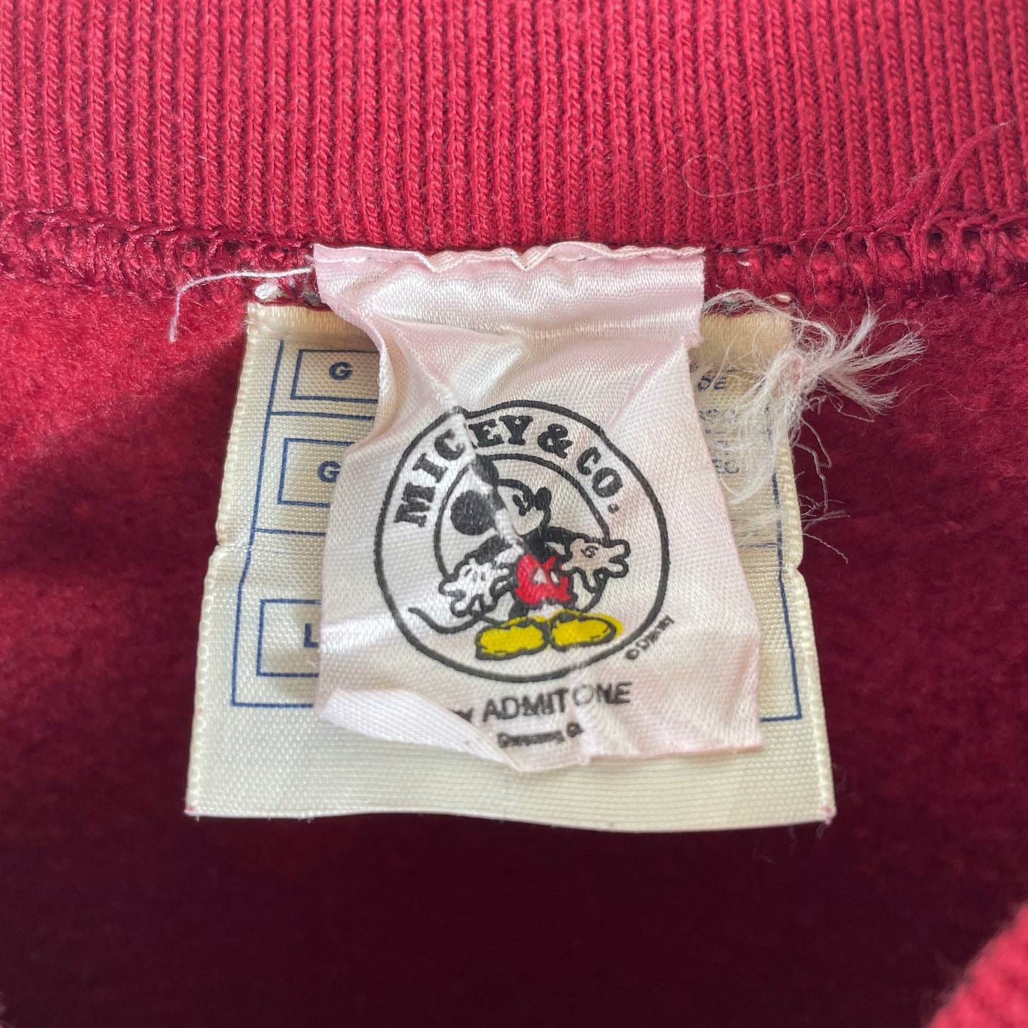 (L) DISNEY MICKEY Sweat-Shirts / A0374S