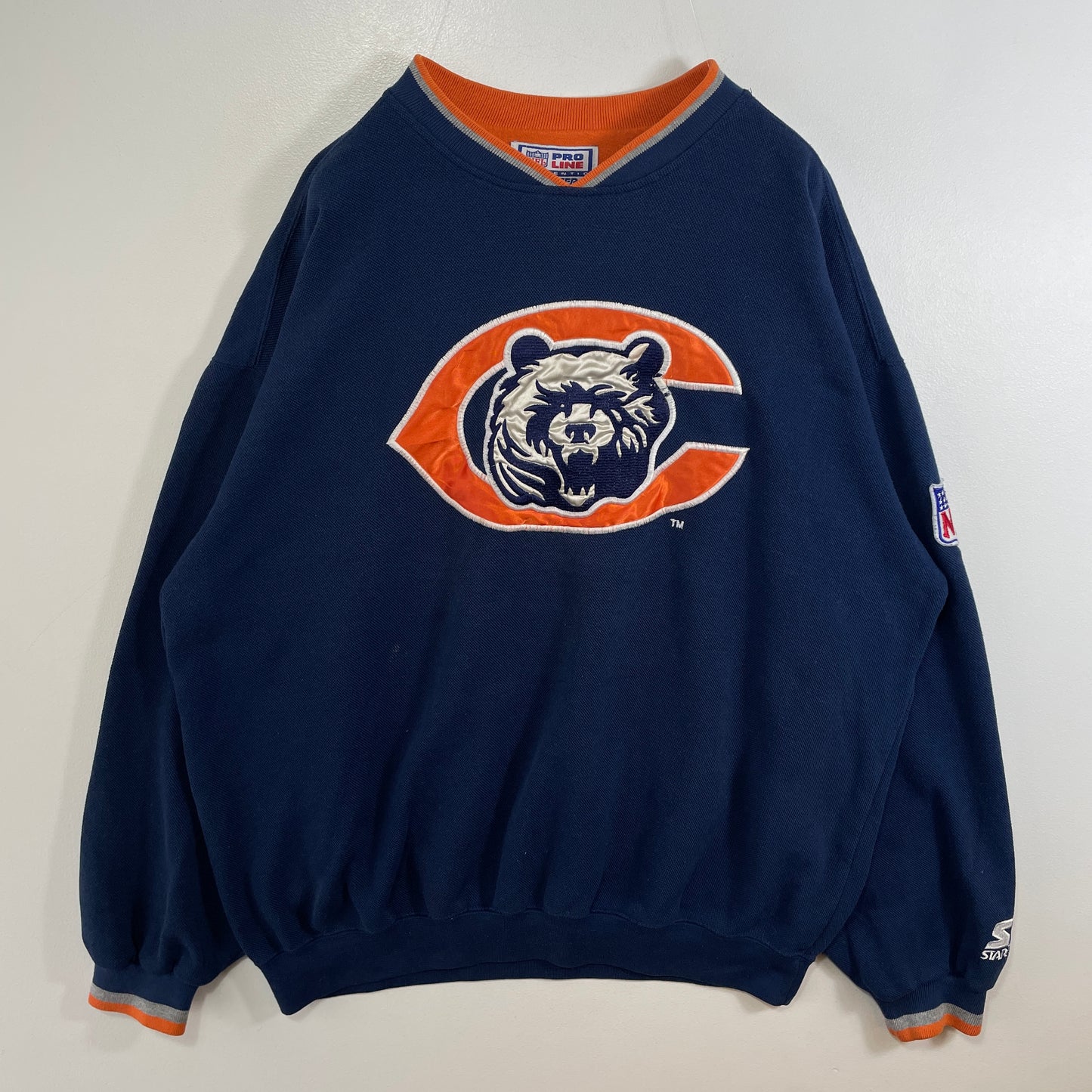(L) STARTER x CHICAGO BEARS NFL Sweat-Shirt / A0381S