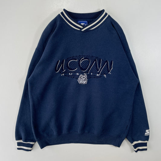 (L) STARTER x UCONN HUSKIES College Sweat-shirt / A0427S
