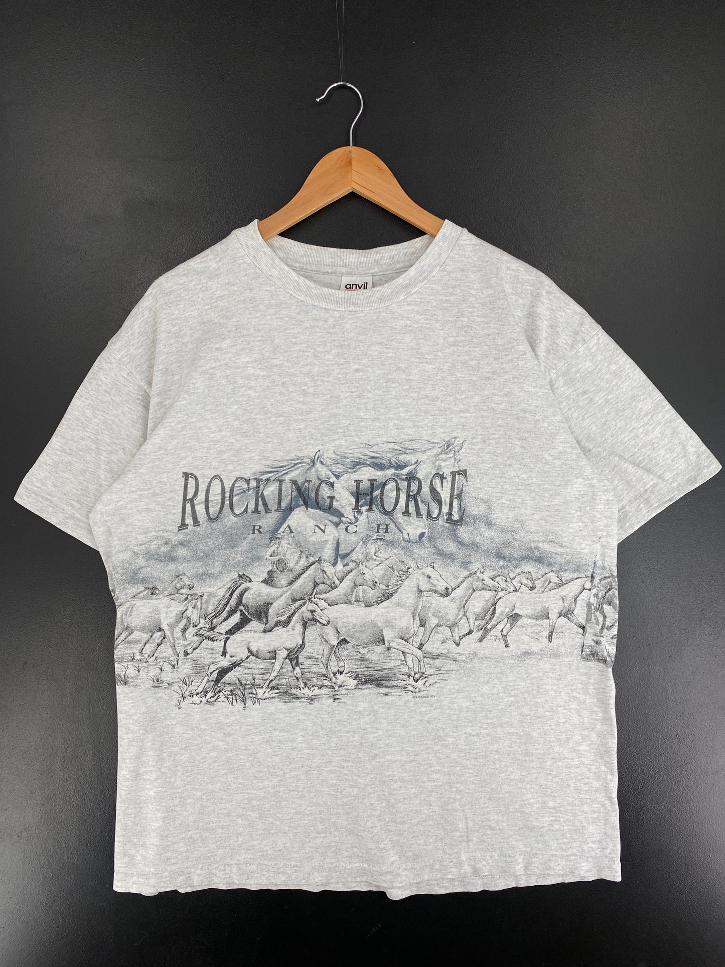 .90's ROCKING HORSE RANCH Made in USA Size XL Vintage T-shirt / E9314T