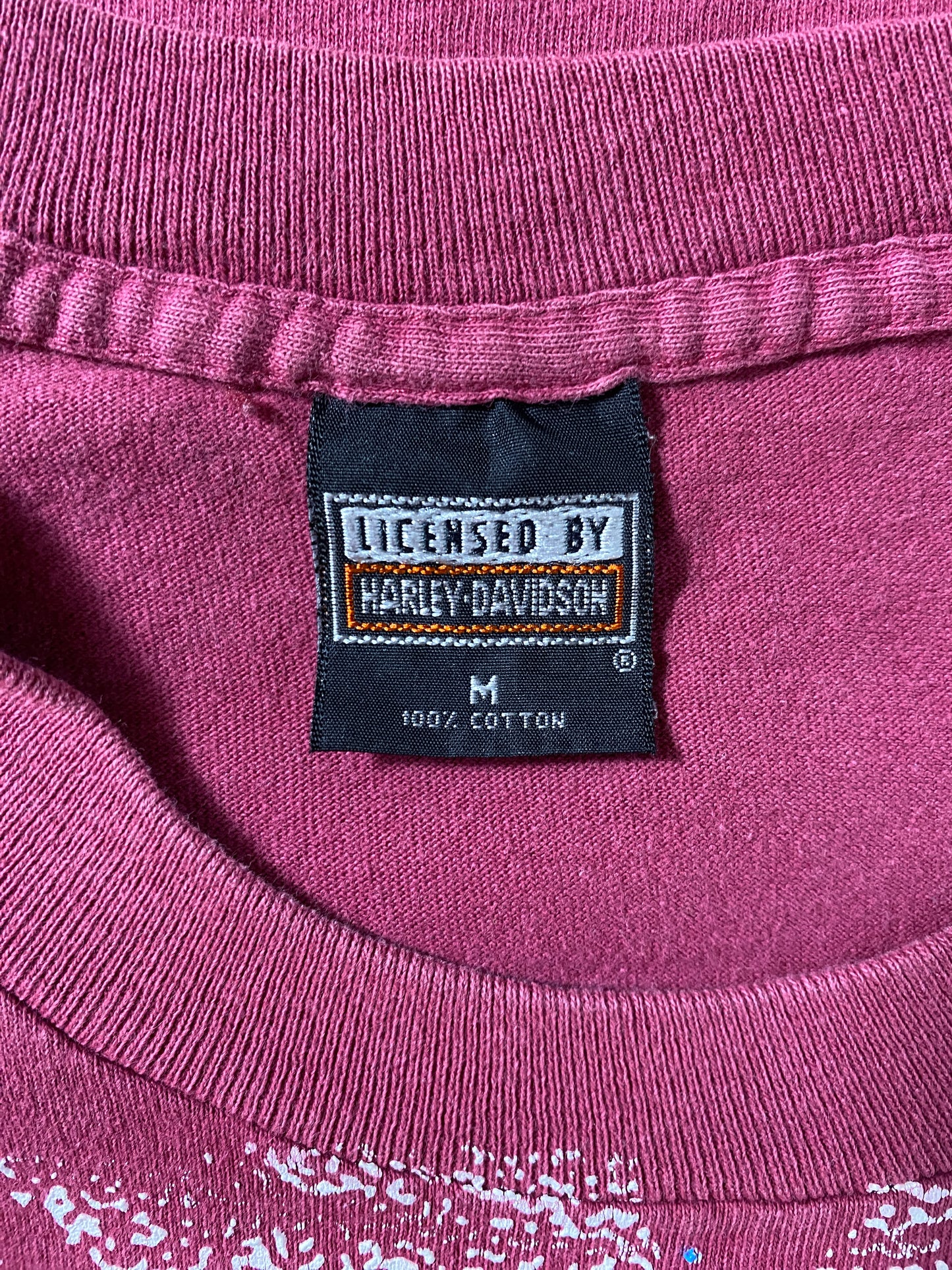 1995 HARLEY DAVIDSON Size M Vintage T-Shirt / E9321T