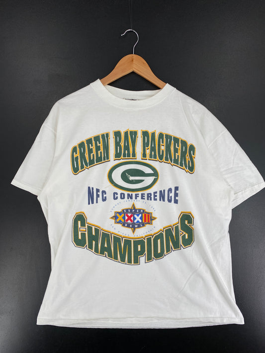.1998 GREEN BAY PACKERS Size XL Vintage T-Shirt / E9324T