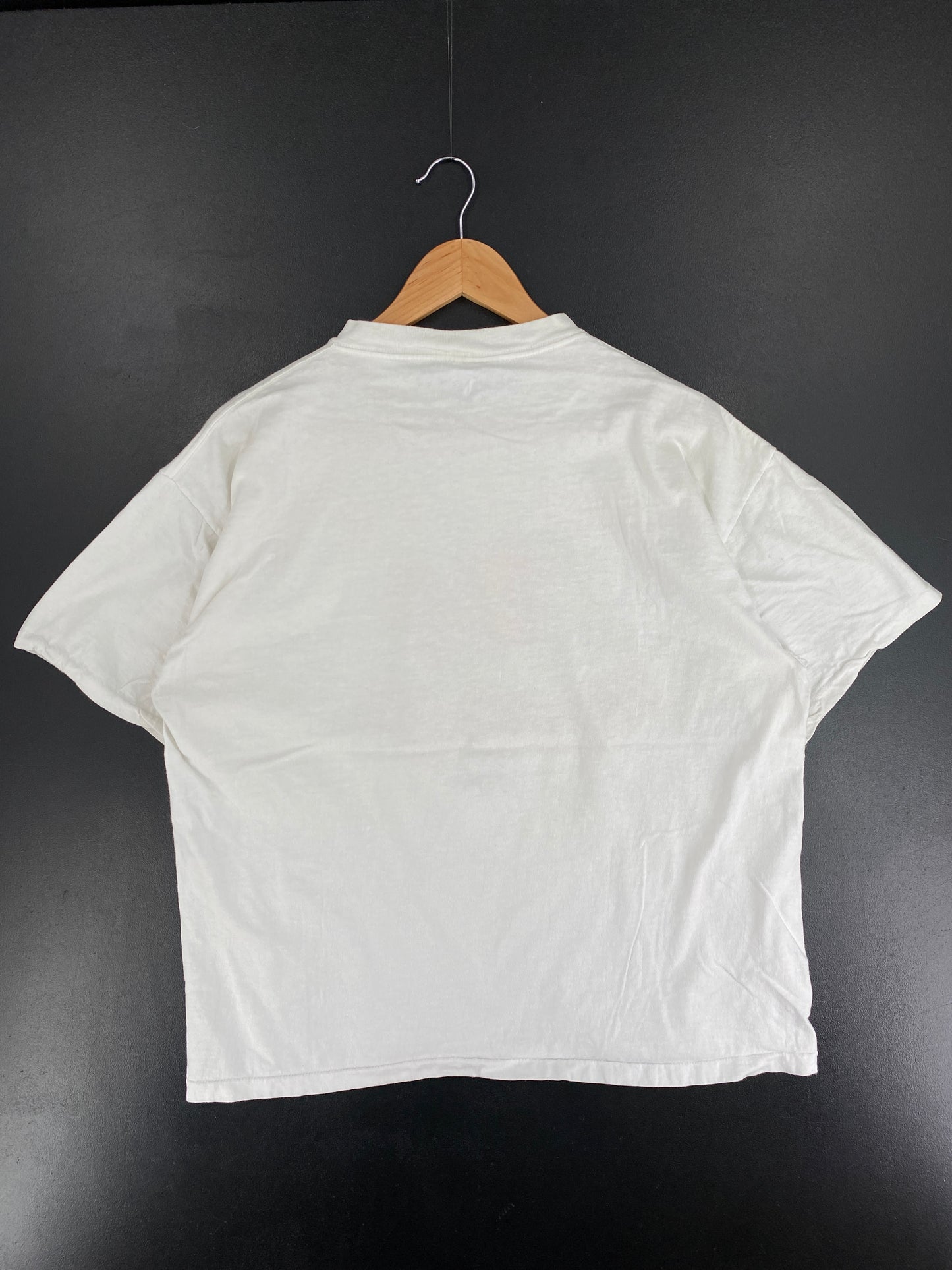 1989 MIAMI HURRICANES Made in USA Size No Tag (Approx.XL) Vintage College T-Shirt / E9325T