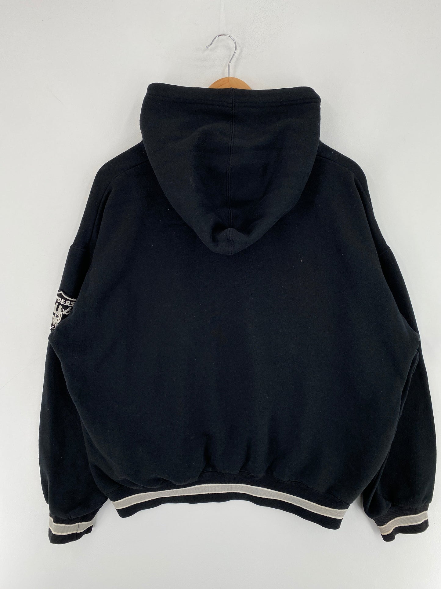 90’s STARTER x RAIDERS Size L NFL Hoodie Sweat-shirt / F6175S