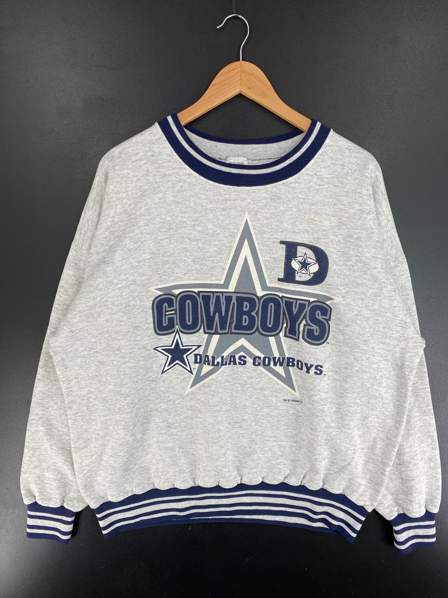 1993 DALLAS COWBOYS Made in USA Size XL Vintage NFL Sweat-shirt / E9336S