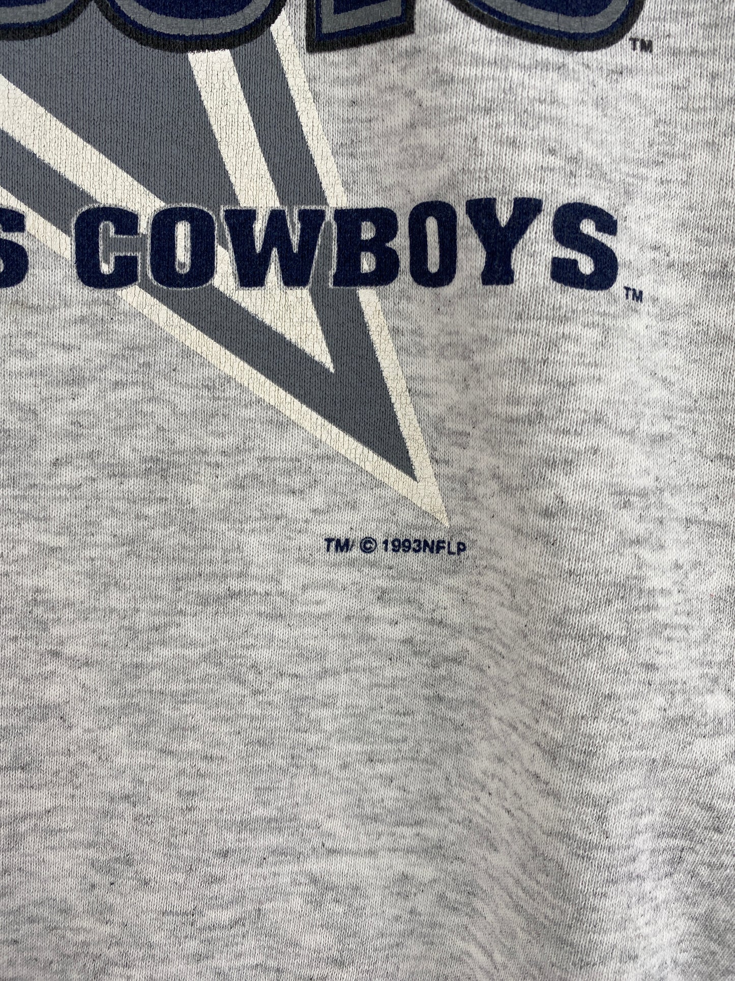 1993 DALLAS COWBOYS Made in USA Size XL Vintage NFL Sweat-shirt / E9336S