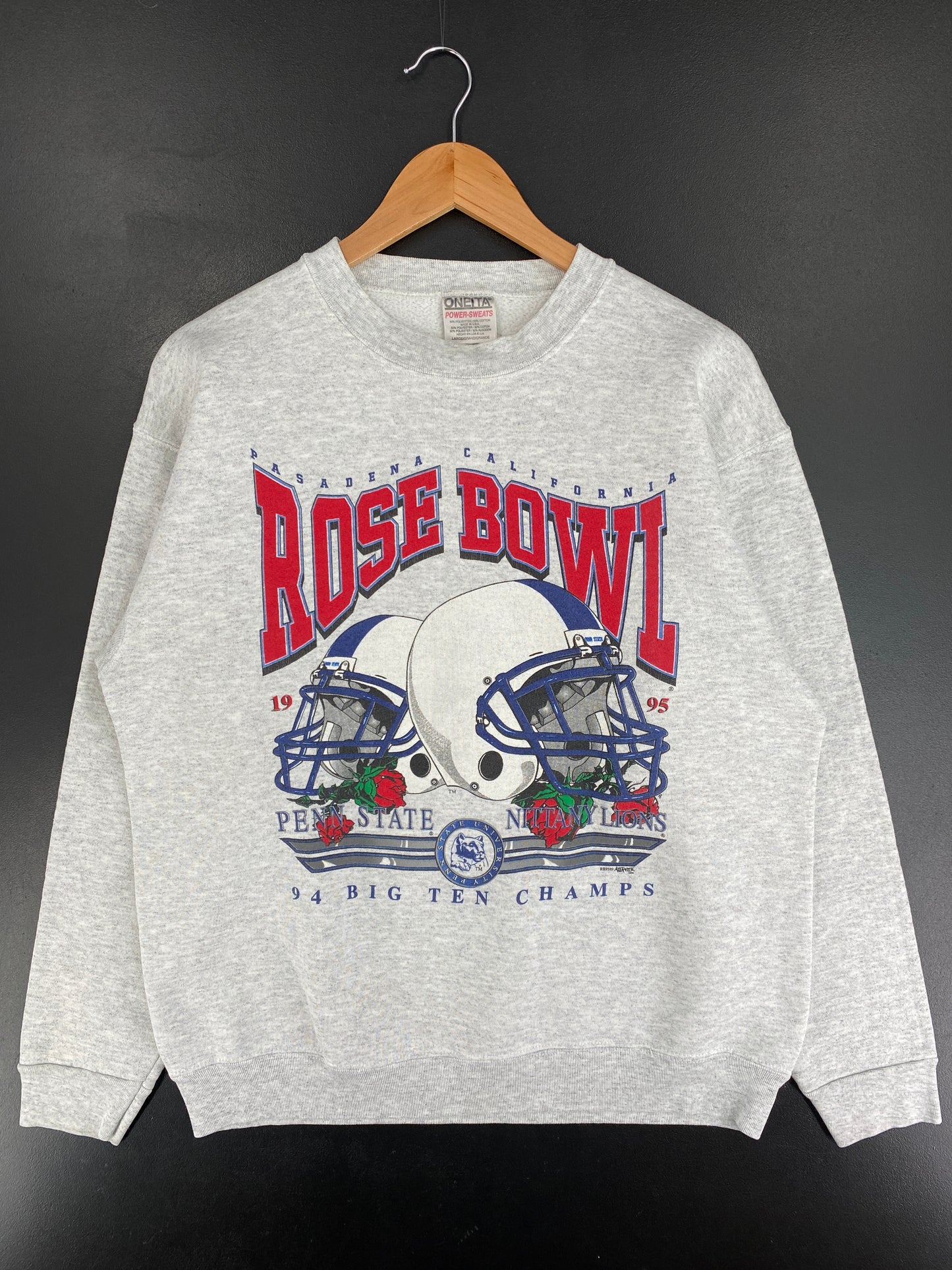 1994 PENN STATE Made in USA Size L Vintage College Sweat-shirt / E9337S