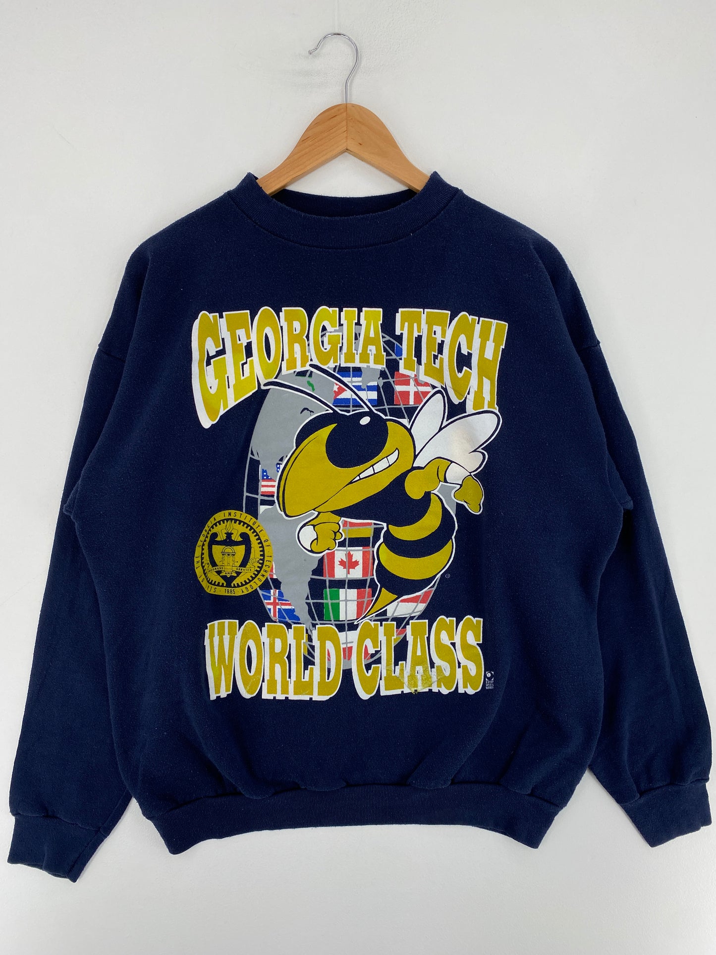 .90's GEOGIA TECH Made in USA Size XXL College Sweat shirt / E9343S