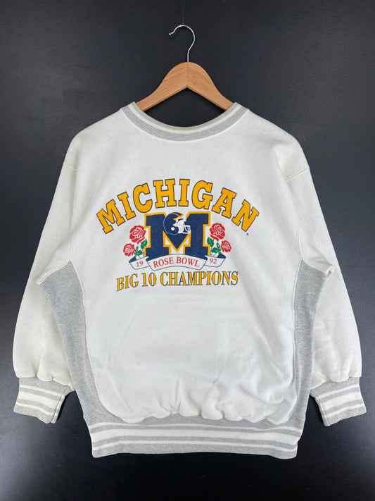 1992 MICHIGAN Size XL Vintage College Sweat shirt / E9345S