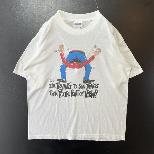 (L) 90's FUNNY GRAPHIC T-Shirt / A0438T