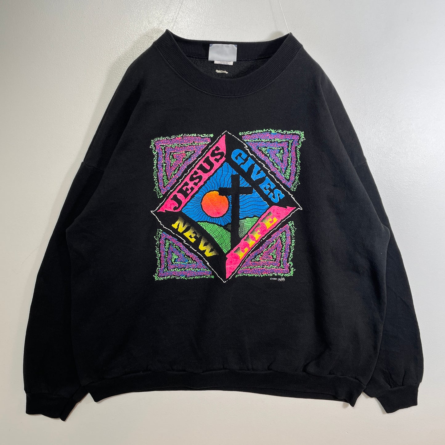 (XXL) 1991 JESUS Sweat-Shirt / A0458S