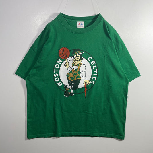 (XL) 90’s BOSTON CELTICS KEVIN GARNETT  NBA T-shirt / A0468T