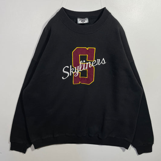 (XXL) 90's SKYLINERS College Sweat-Shirt / A0473S