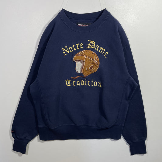 (L) 90’s NOTRE DAME College Sweat-shirt / A0477S
