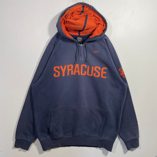 (M) 00's NIKE x SYRACUSE Hoodie Sweat-Shirt / A0471S