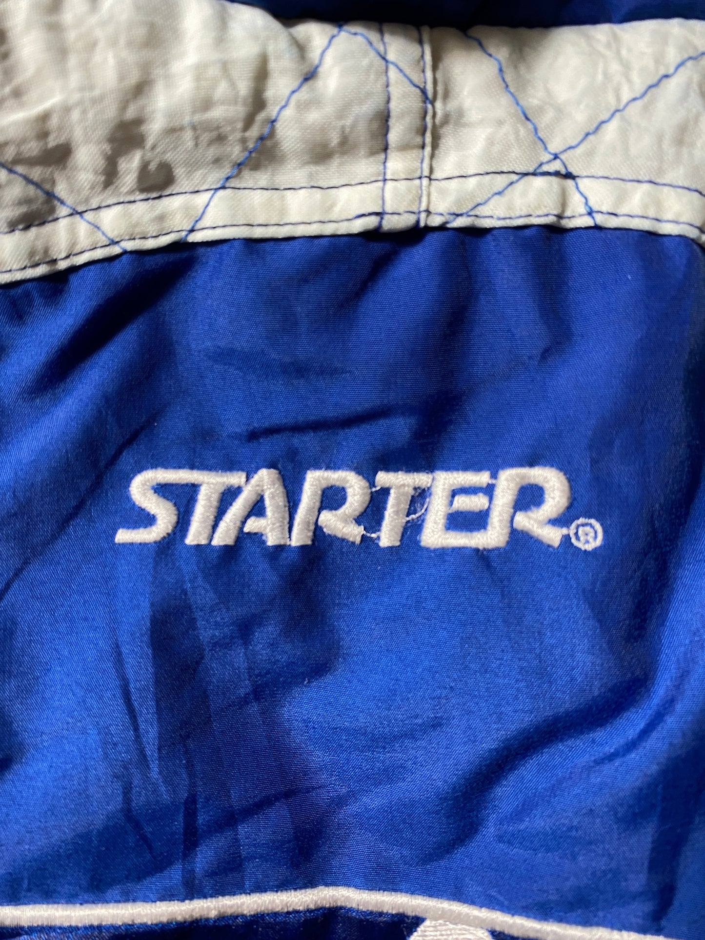 90’s STARTER x DUKE Size XXL College Nylon Padded Jacket / F4418N