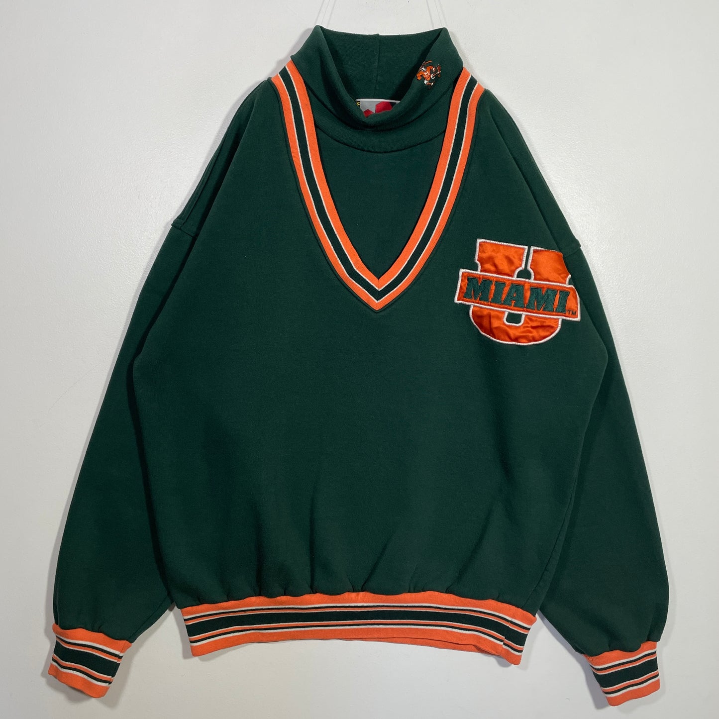 (L) 90’s MIAMI HURRICANES College Sweat-Shirt / A0580S