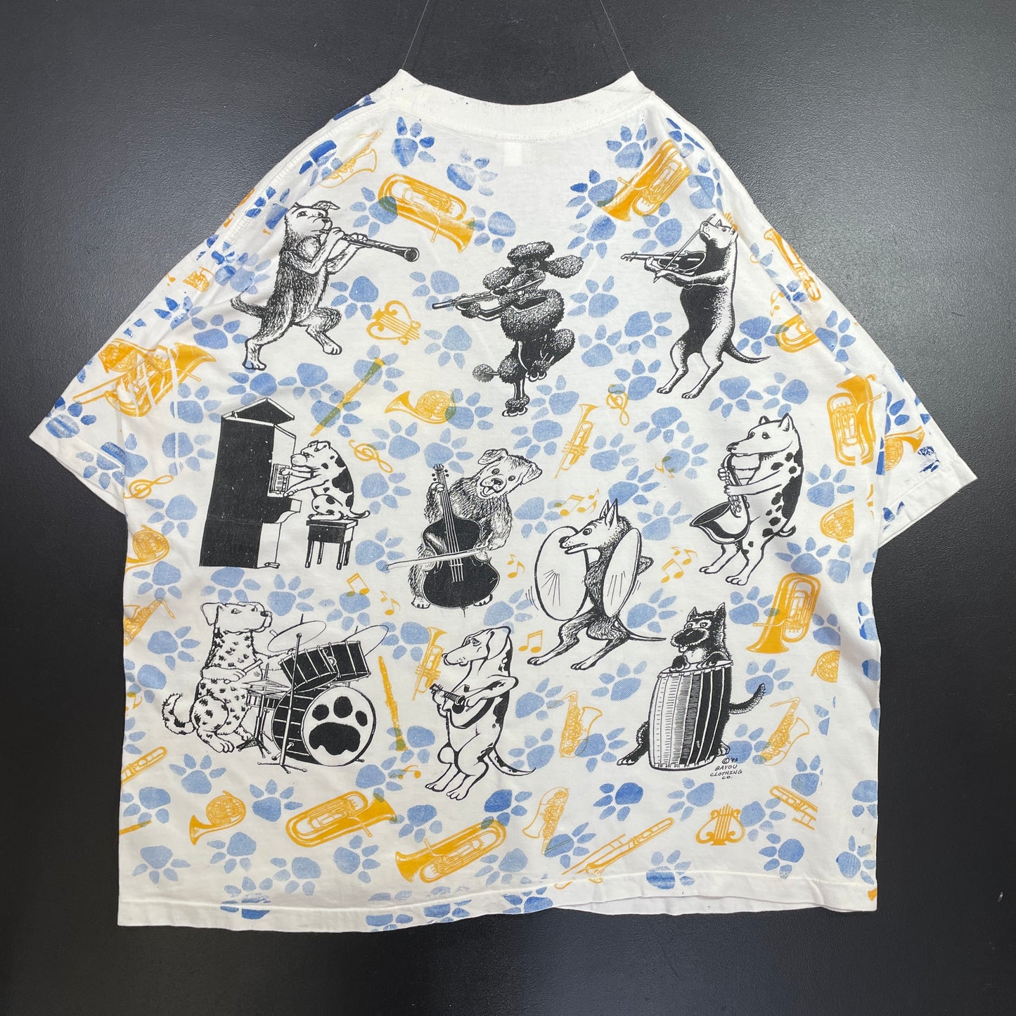 (XL) 1993 JAZZ DOGS NEW ORLEANS T-Shirt / A0583T