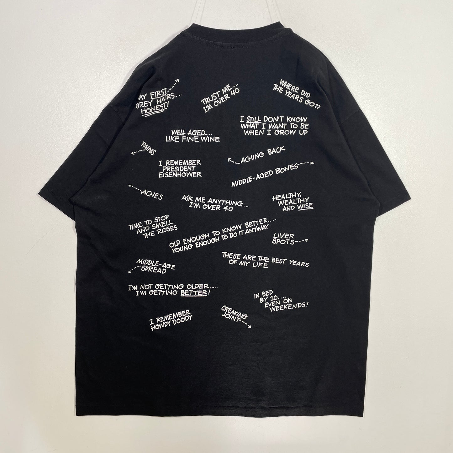 (XL) 1991 POSITIVE OVER 40 T-shirt / A0582T