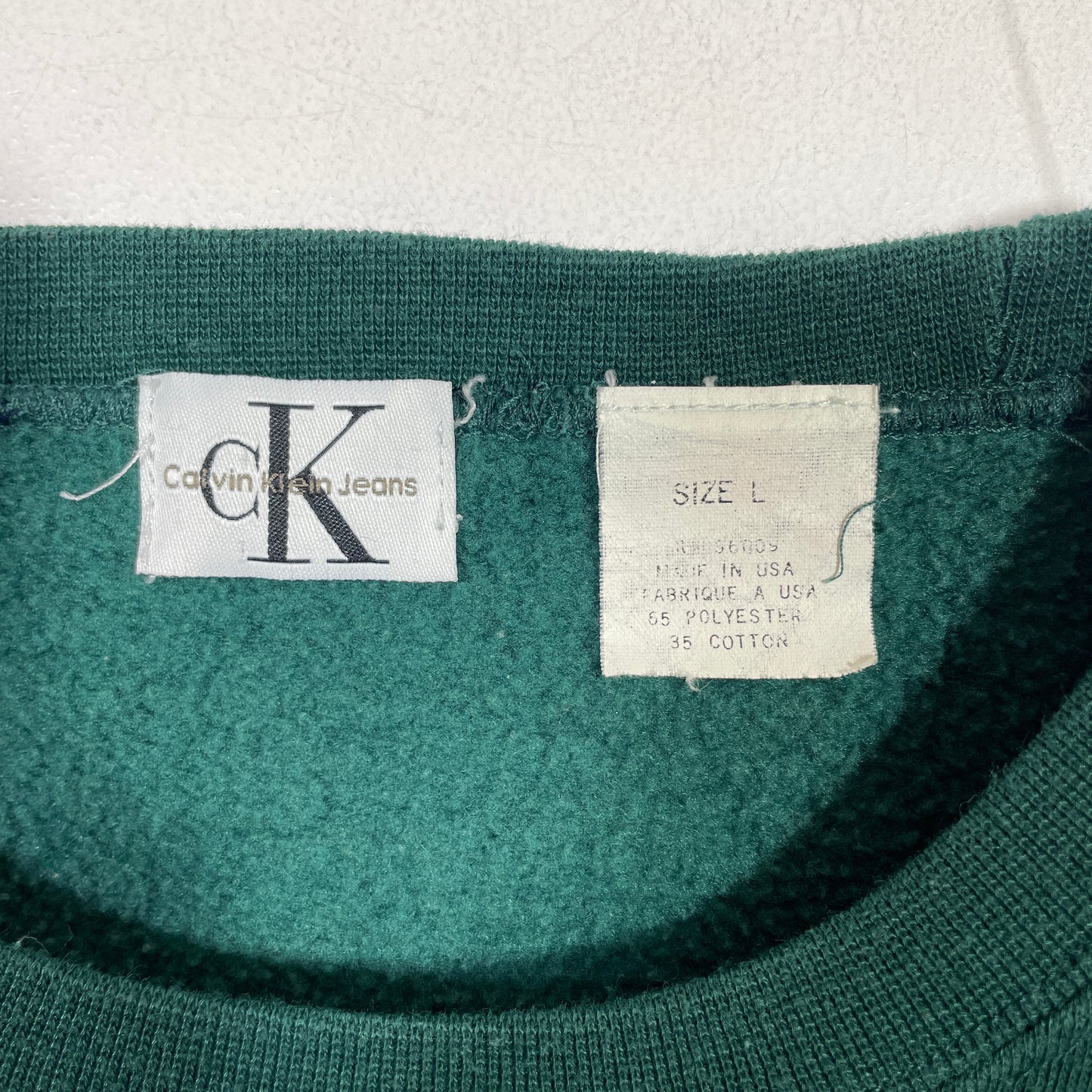 (L) 90's CALVIN KLEIN JEANS Sweat-shirt / A0589S