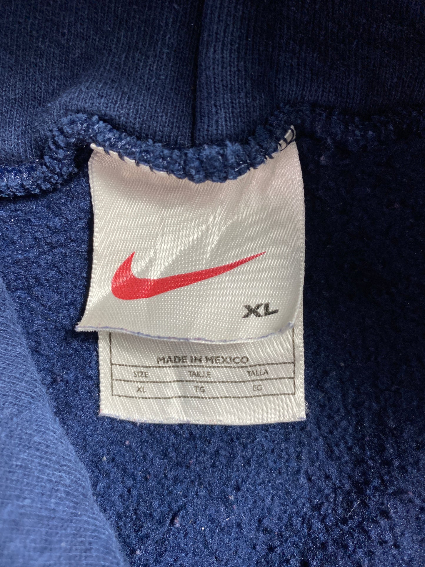 90's NIKE CENTER SWOOSH Size XL Vintage Hoodie Sweat-shirt / G5526S