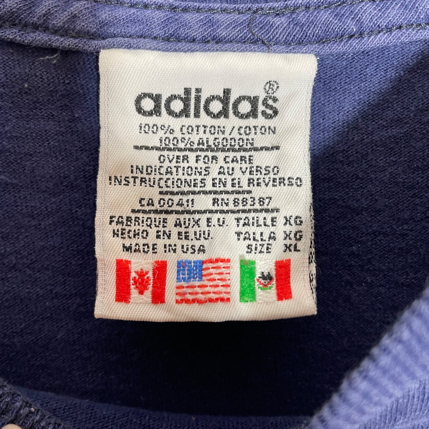 (XL) 90's ADIDAS T-shirt / A0774T