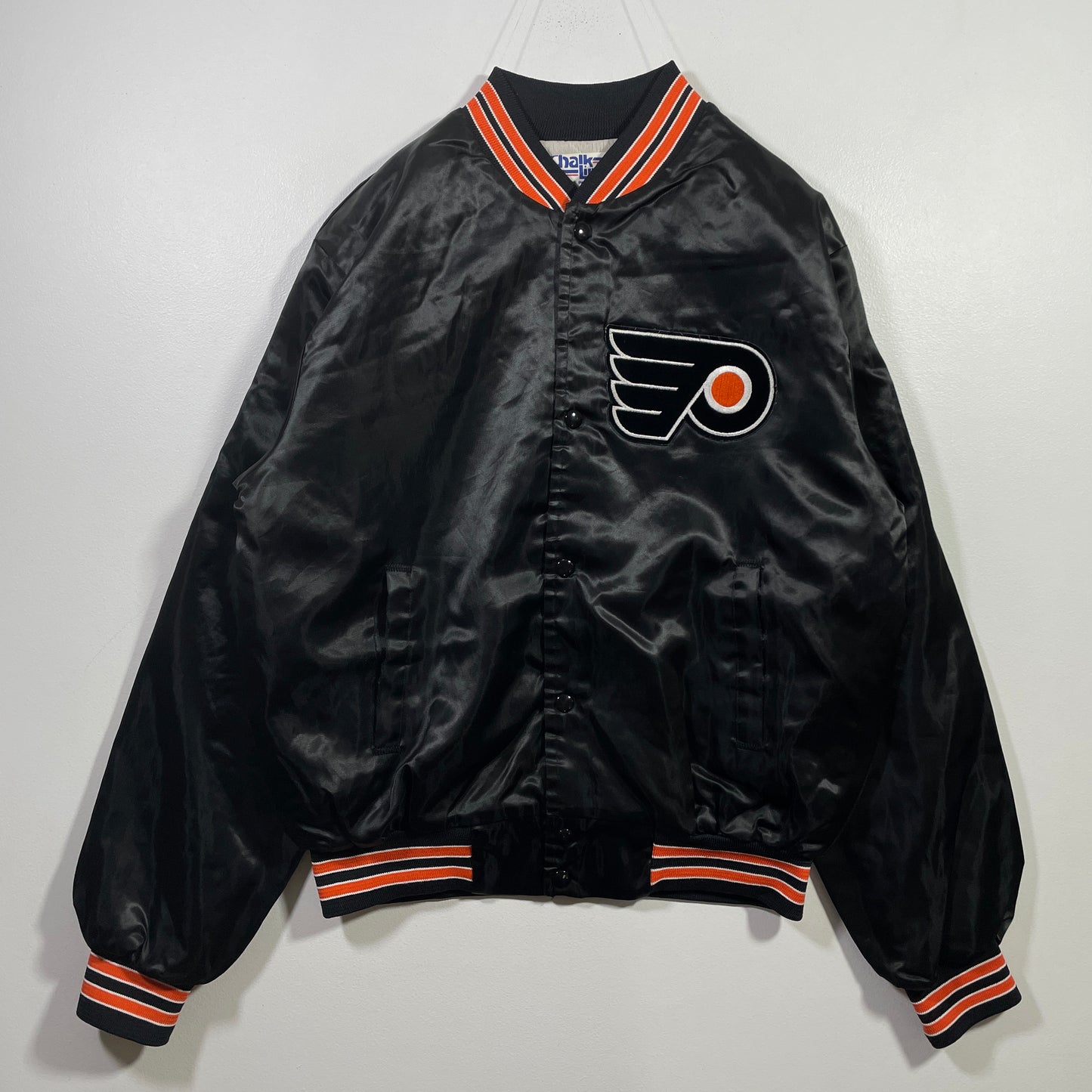(M) 90's PHILADELPHIA FLYERS Vintage NHL Nylon Jacket / A0836N