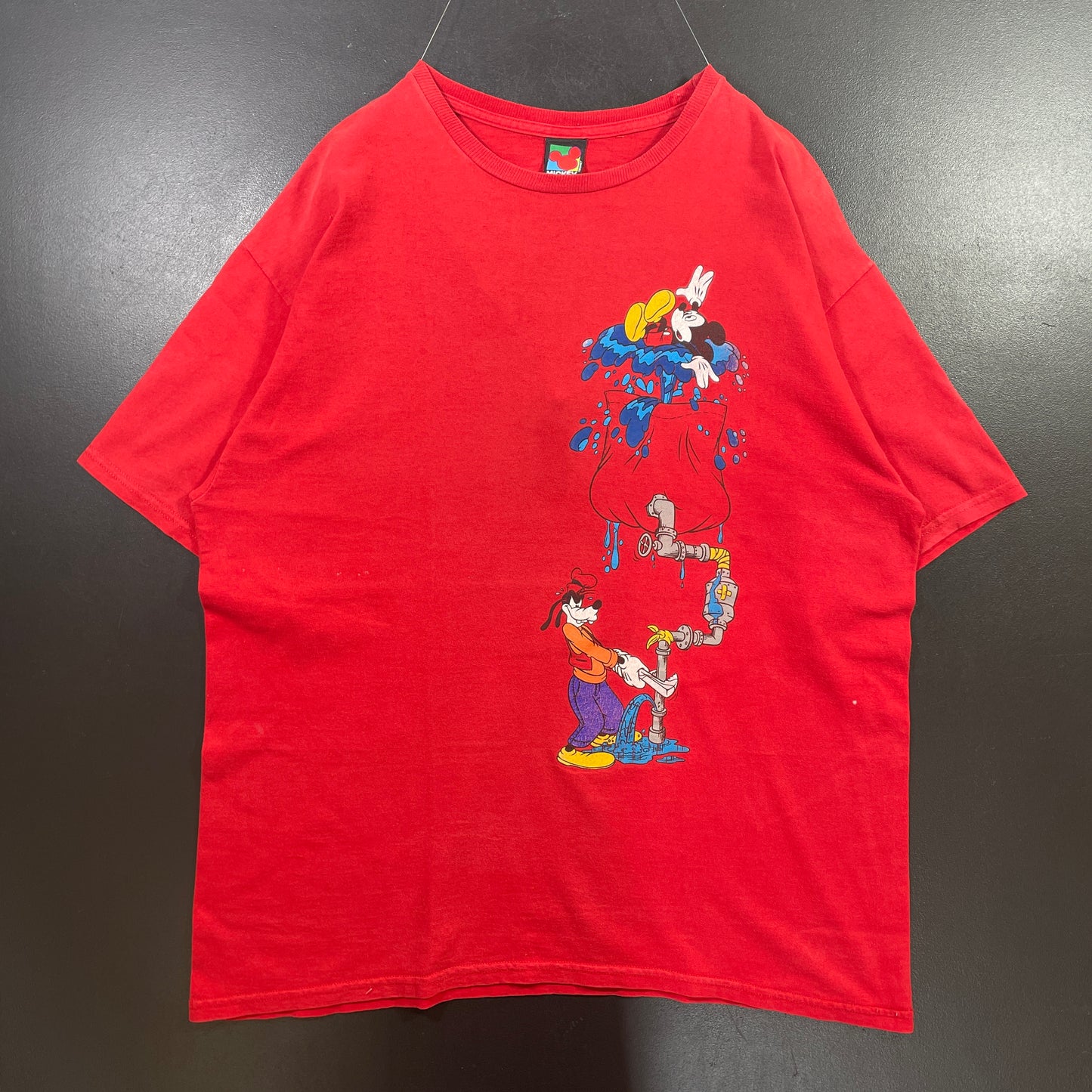 (XL) 90's DISNEY MICKEY AND GOOFY Vintage T-Shirts / A0850T
