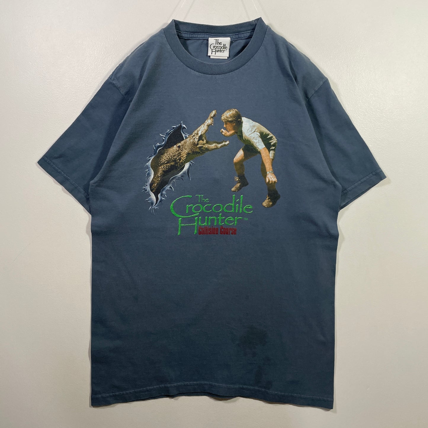 (M) 2001 THE CROCODILE HUNTER Vintage T-Shirt / A0920T