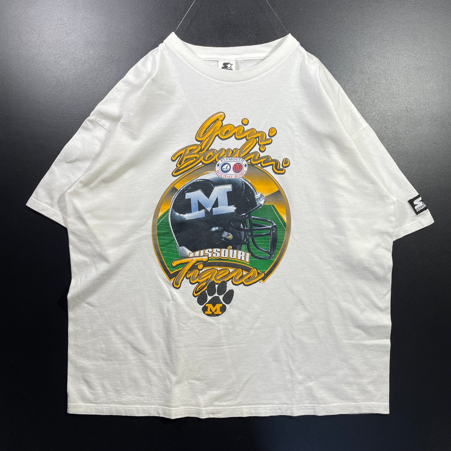 (XL) 1996 STARTER x MISSOURI TIGERS Vintage College T-shirt / A0943T