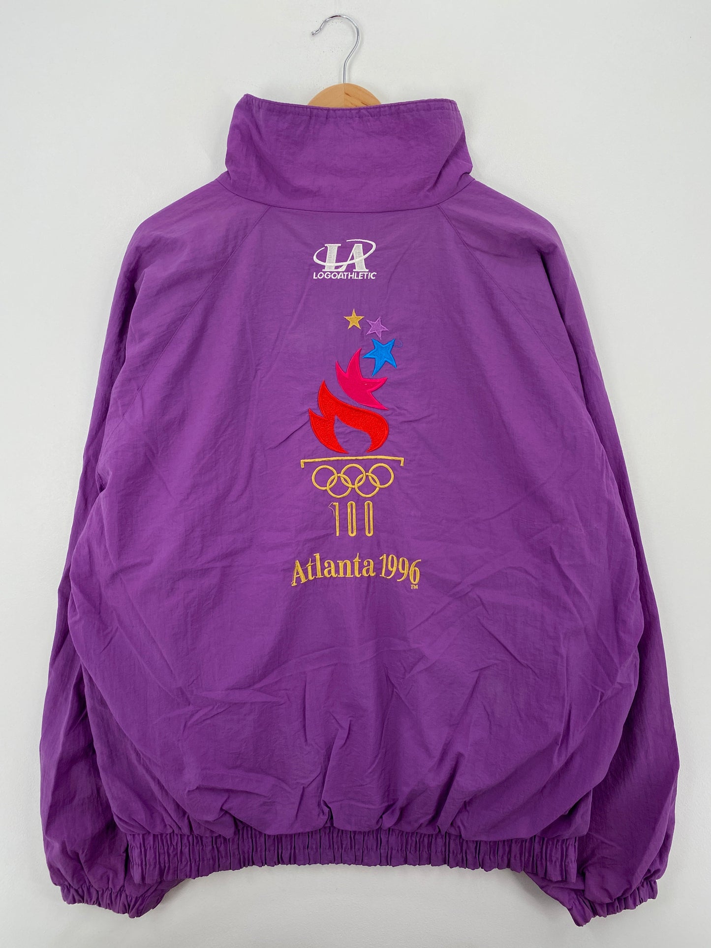 1996 ATLANTA OLYMPIC Size XL Vintage Nylon Jacket / F70N