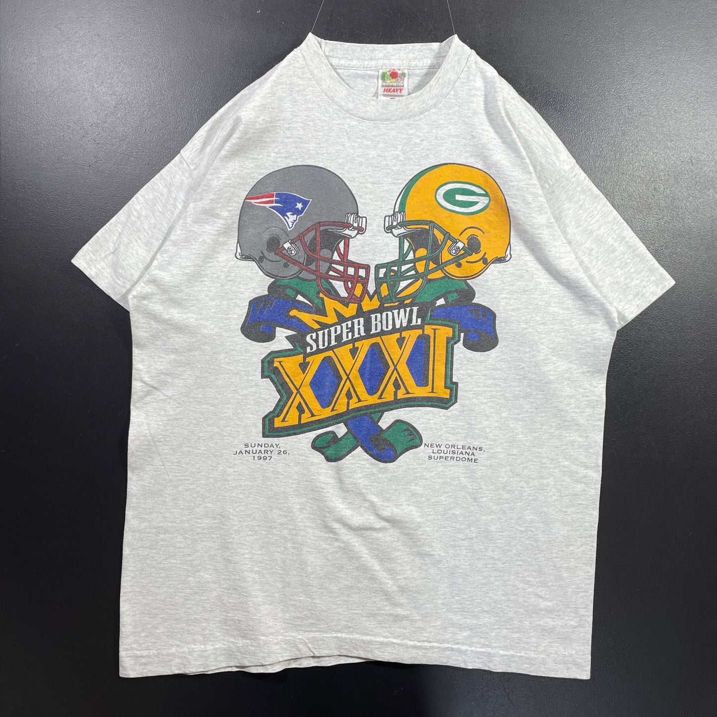(XL) 1997 SUPER BOWL Vintage NFL T-Shirt / A0968T