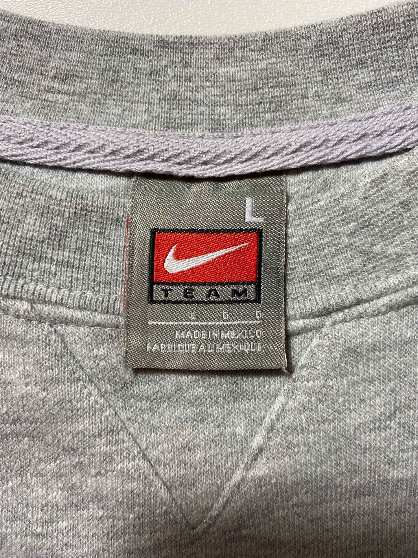 00' NIKE x ILLINOIS Size L Vintage College Sweat shirt / F9382S