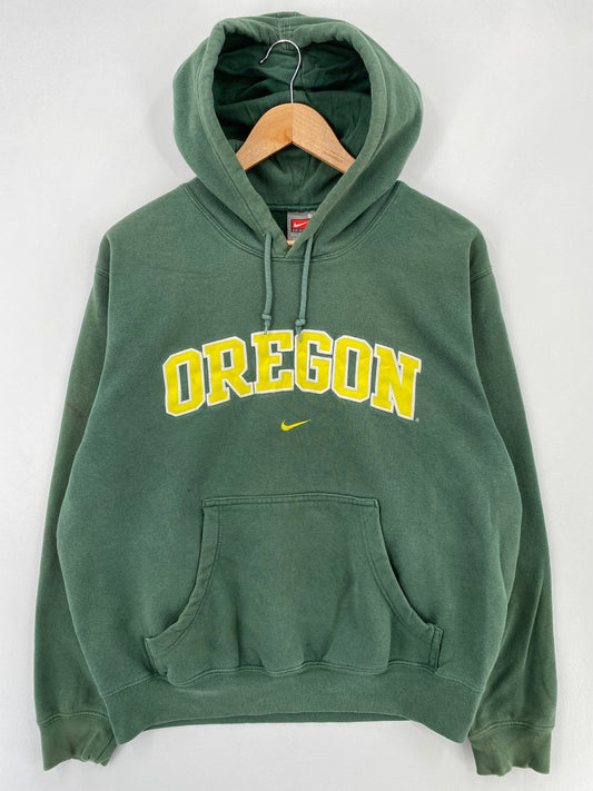 00' NIKE x OREGON Size S Vintage College Hoodie Sweat shirt / F828S