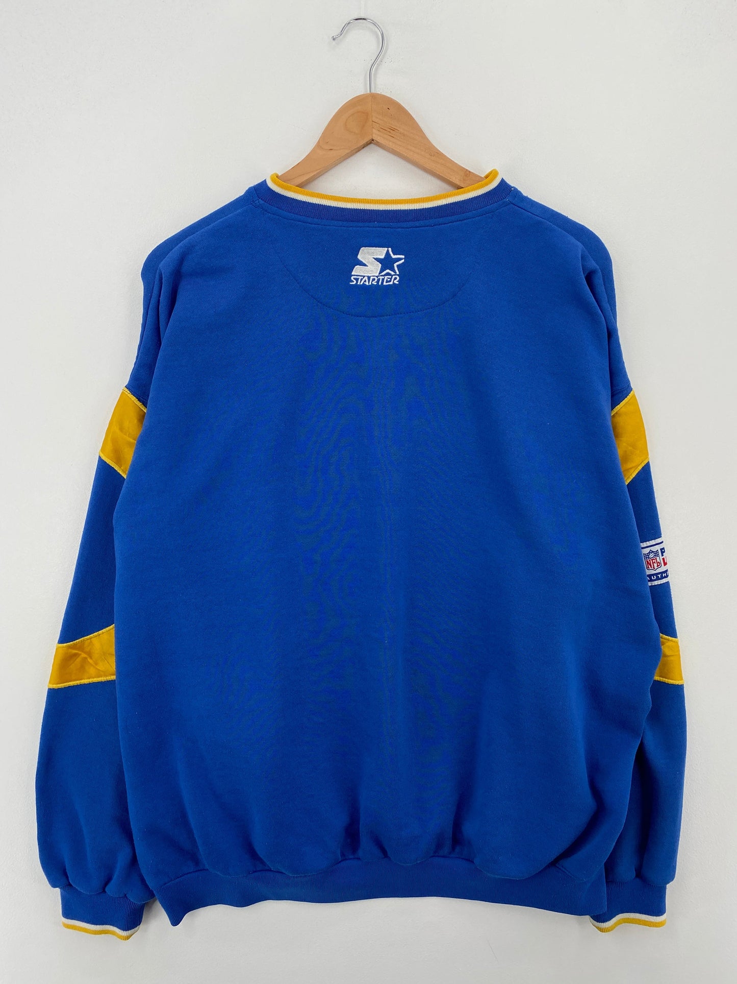 90’s STARTER x ST. LOUIS RAMS Size XL NFL Sweat-Shirt / F702S