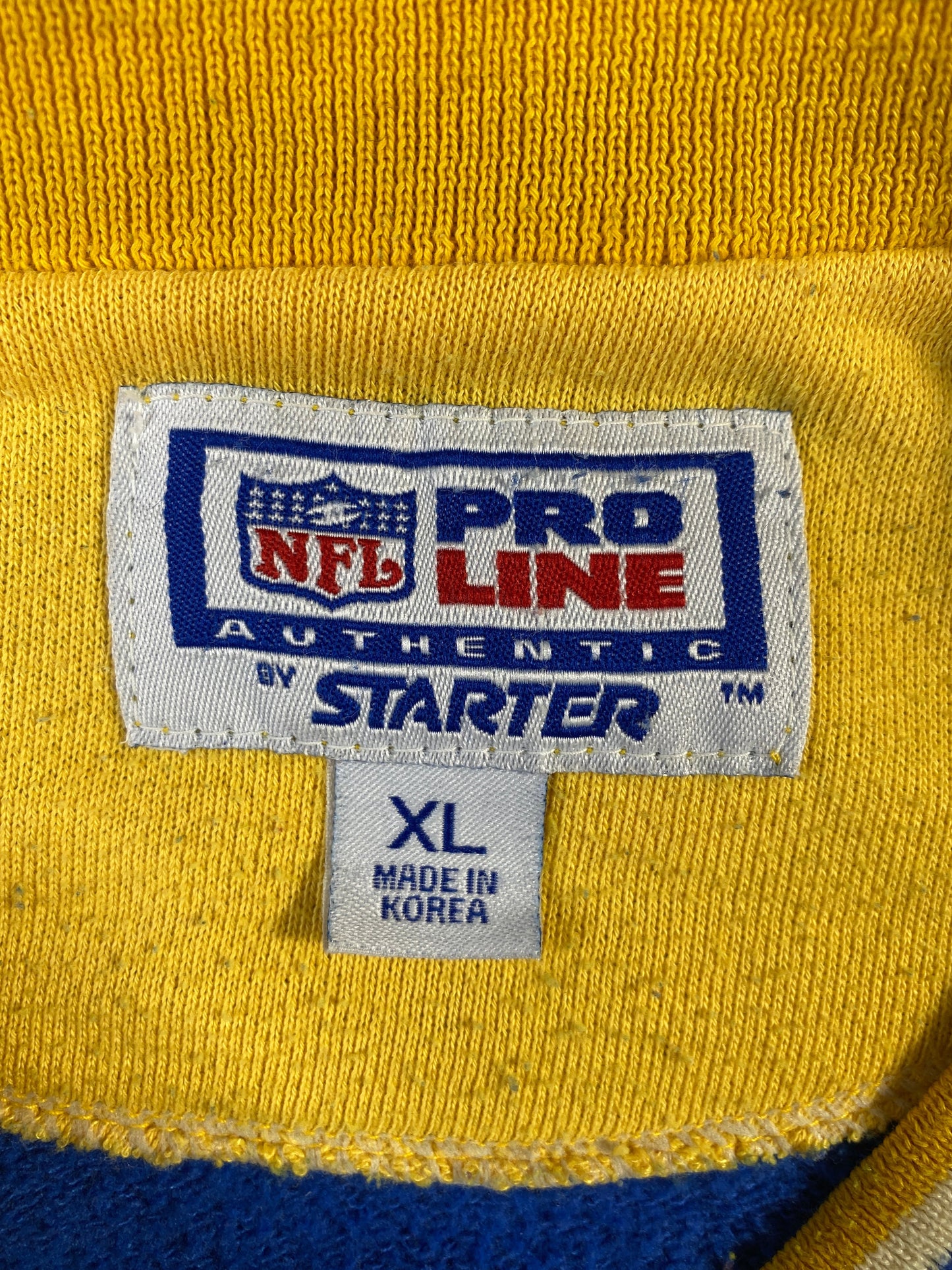 90’s STARTER x ST. LOUIS RAMS Size XL NFL Sweat-Shirt / F702S