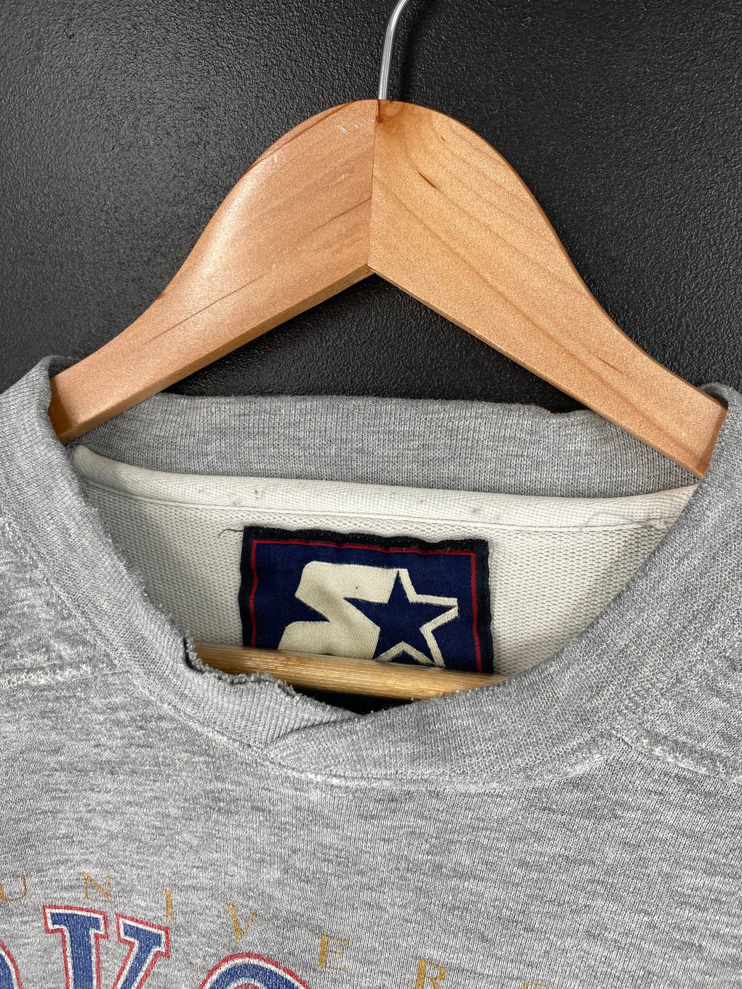 90's STARTER x UNIVERSITY OF OKOBOJI Size XL Vintage College Sweat-shirt / G4360S