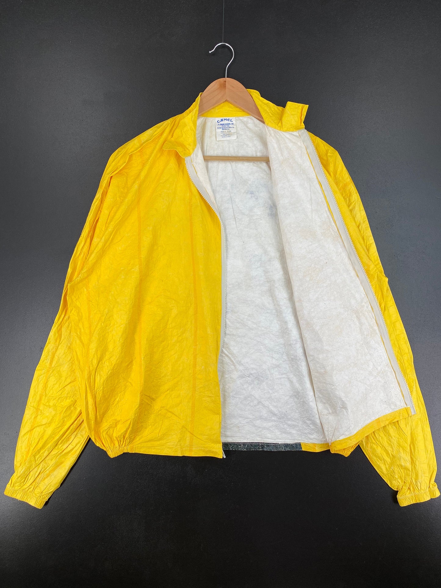 1992 CAMEL Size XL Vintage Paper Nylon Jacket / F1455N