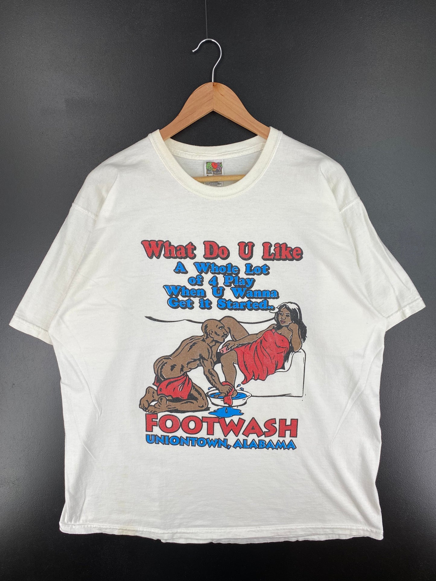 Vintage FOOTWASH Size XL Vintage T-Shirt / F502T