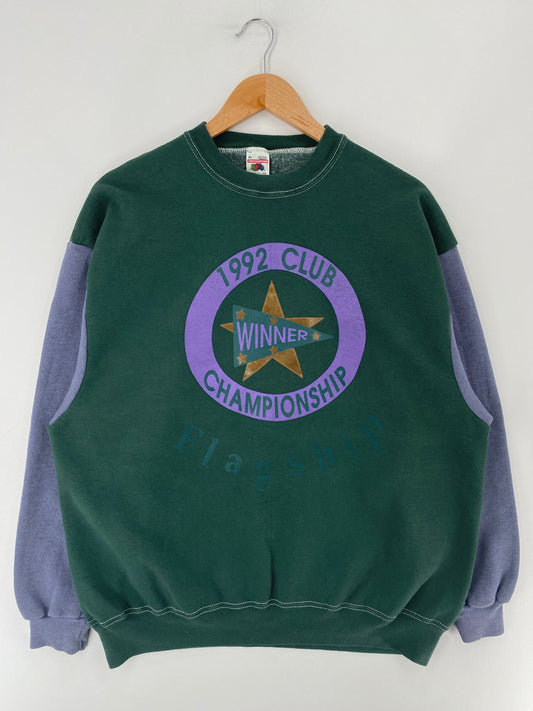 1992 CLUB CHAMPIONSHIP Made in USA Size XL Vintage Sweat-shirt / F7816S
