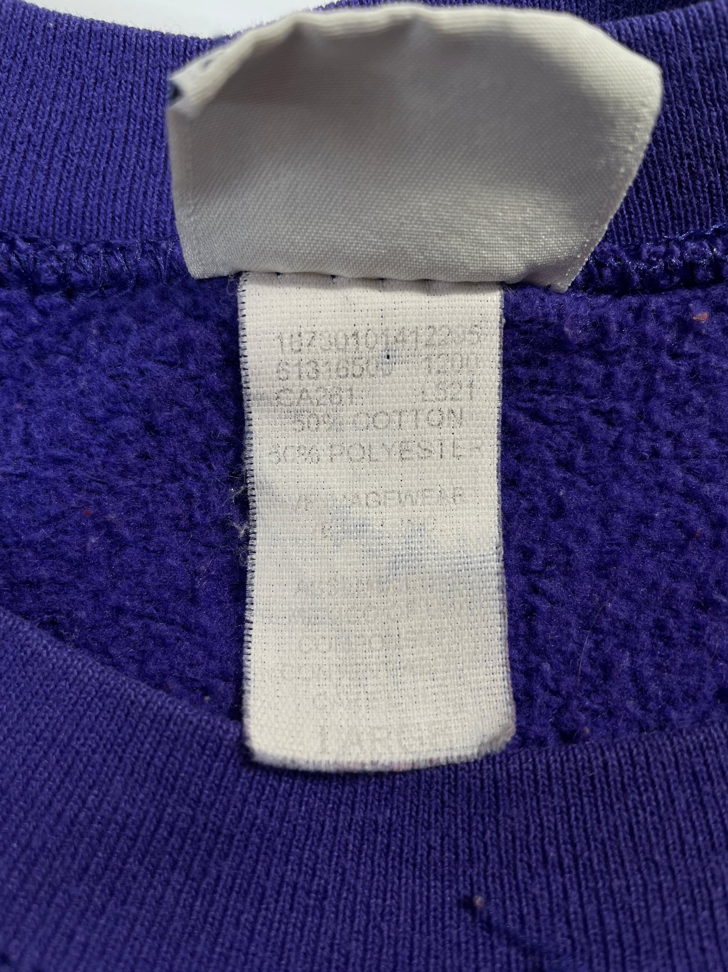 2004 LSU Size L Vintage College Sweat-Shirt / E7014S