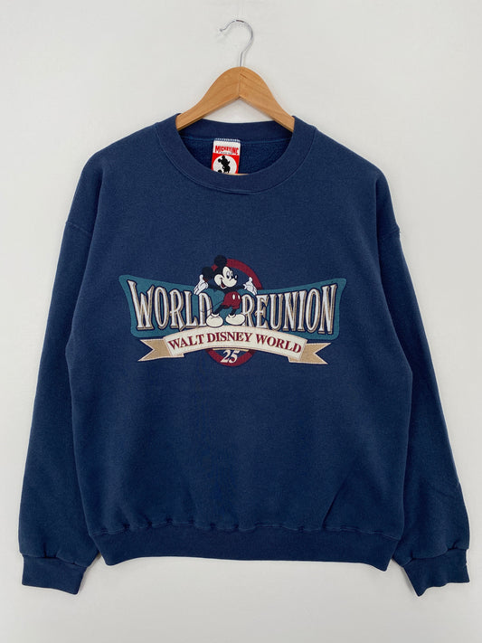 90’s WALT DISNEY WORLD Made in USA Size M Vintage Sweat-shirt / E8255S