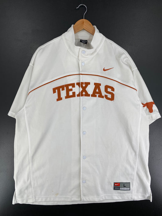 00' NIKE x TEXAS Size L Vintage Game Shirt / E9951N